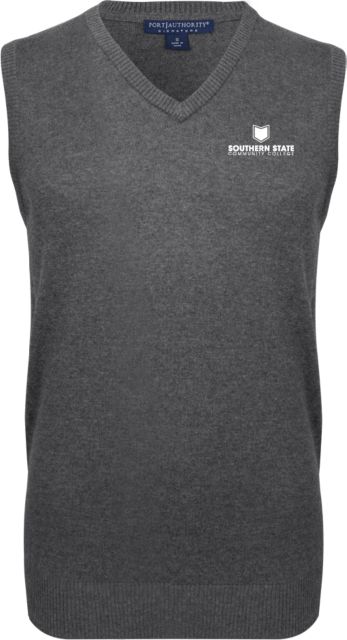 Southern State VNeck Sweater Vest Sothern State Community College Primary Mark Stacked - ONLINE ONLY