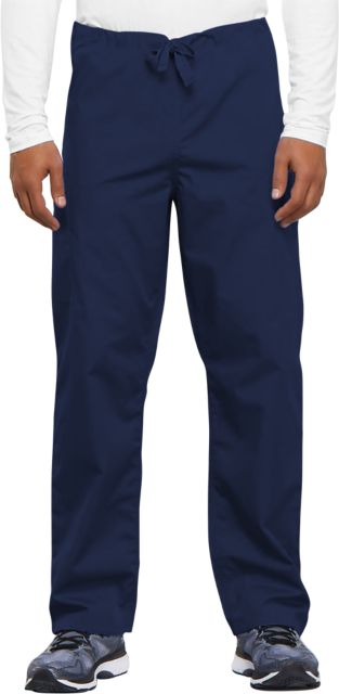 Unisex Navy WW Originals Drawstring Scrub Pant BLANK - ONLINE ONLY