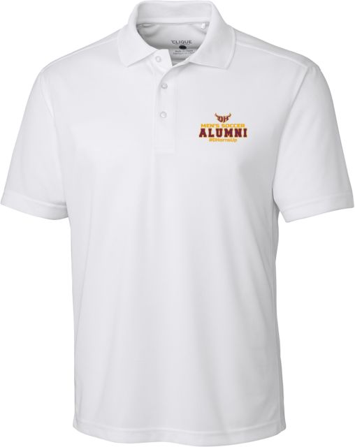 Cal State Domiguez Hills Clique Ice Pique Polo Mens Soccer Alumni DHornsUp - ONLINE ONLY