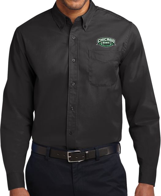 Chicago State Twill Button Down Long Sleeve Chicago State Cougars - ONLINE ONLY