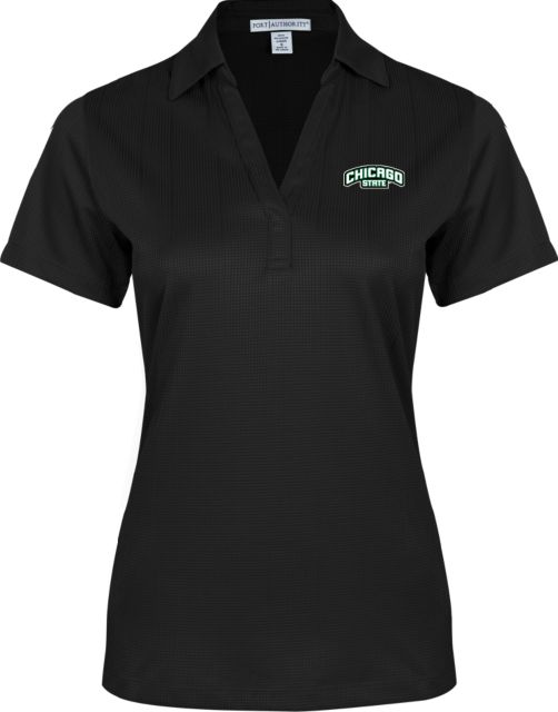 Chicago State Ladies Performance Fine Jacquard Polo Chicago State - ONLINE ONLY