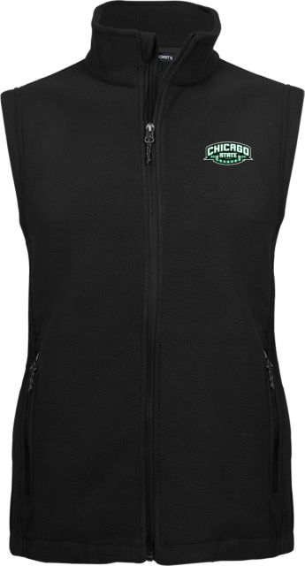 Chicago State Fleece Full Zip Vest Chicago State Cougars - ONLINE ONLY