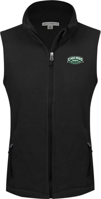 Chicago State Ladies Fleece Full Zip Vest Chicago State Cougars - ONLINE ONLY