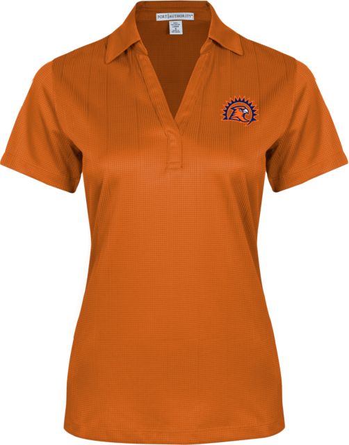 Fresno Pacific Ladies Performance Fine Jacquard Polo Sunbird Head - ONLINE ONLY