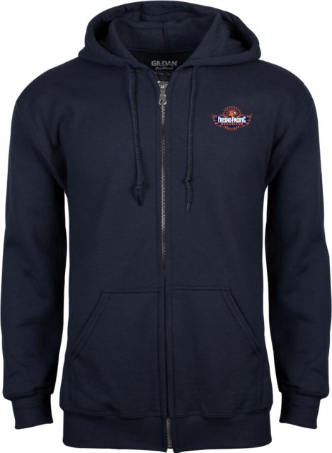 Fresno Pacific Fleece Full Zip Hoodie Official Logo - ONLINE ONLY
