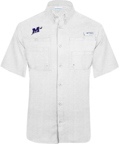 Millsaps Columbia Tamiami Performance Short Sleeve Shirt Official Logo - ONLINE ONLY