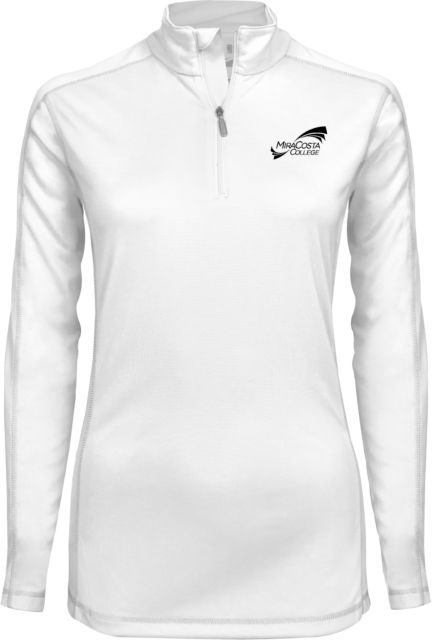 MiraCosta Womens Syntrel Interlock 1/4 Zip Primary Mark - ONLINE ONLY