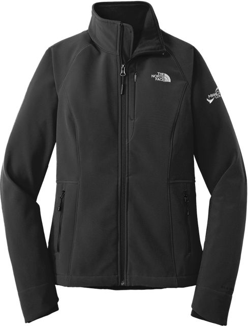 MiraCosta The North Face Womens Apex Barrier Light Heather Softshell Jacket Primary Mark - ONLINE ONLY