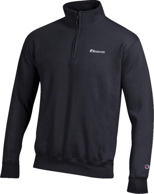 Roanoke Chowan Champion Fleece 1/4 Zip Primary Wordmark - ONLINE ONLY