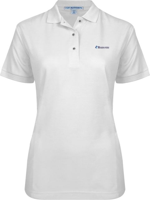 Roanoke Chowan Womens Silk Touch Pique Polo Primary Wordmark - ONLINE ONLY