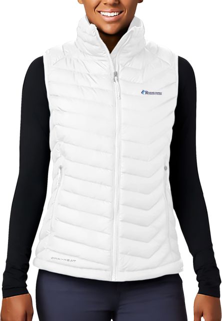 Roanoke Chowan Columbia Powder Lite Womens Vest Primary Wordmark - ONLINE ONLY