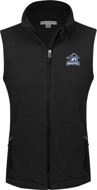 Dine College Womens Fleece Full Zip Vest Primary Mark - ONLINE ONLY