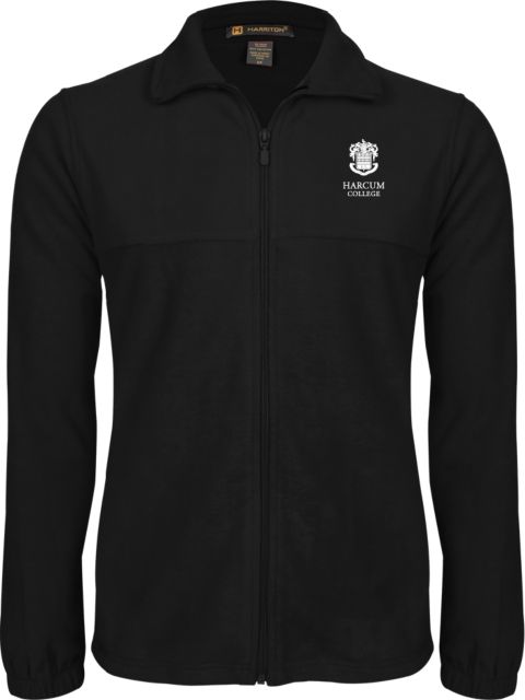 Harcum Fleece Full Zip Jacket Primary Mark - ONLINE ONLY