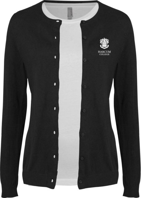 Harcum Ladies Cardigan Primary Mark - ONLINE ONLY