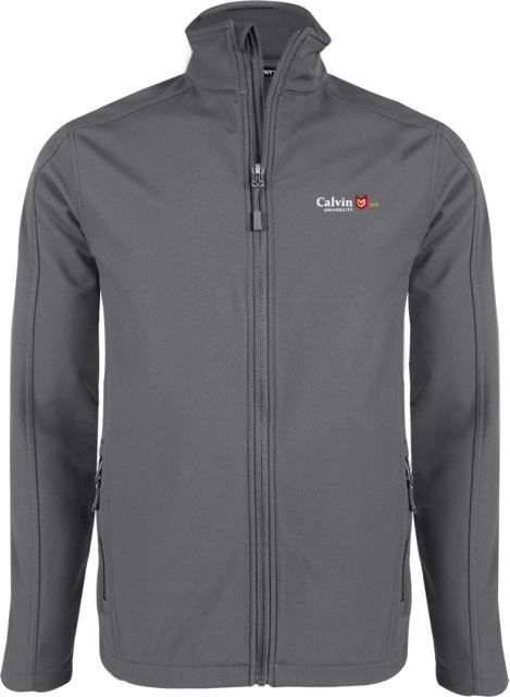 Calvin Univ Softshell Jacket University Logo 1876 Horizontal - ONLINE ONLY