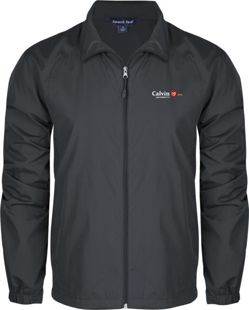 Calvin Univ Full Zip Wind Jacket University Logo 1876 Horizontal - ONLINE ONLY