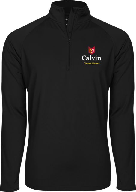 Calvin Univ Sport Tek Sport Wick Stretch 1/2 Zip Pullover Career Center - ONLINE ONLY