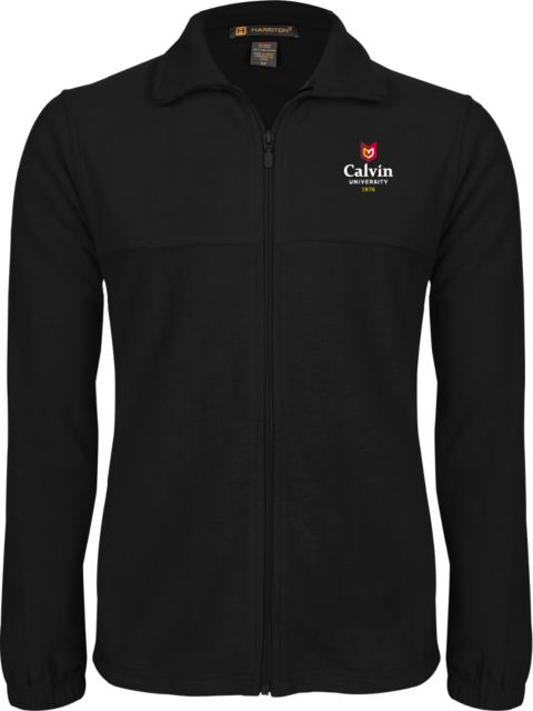 Calvin Univ Fleece Full Zip Jacket University Logo 1876 Vertical - ONLINE ONLY