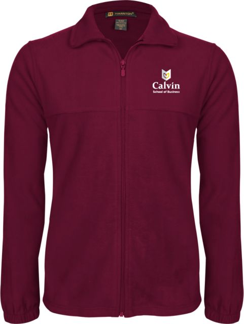 Calvin Univ Fleece Full Zip Jacket School of Business - ONLINE ONLY