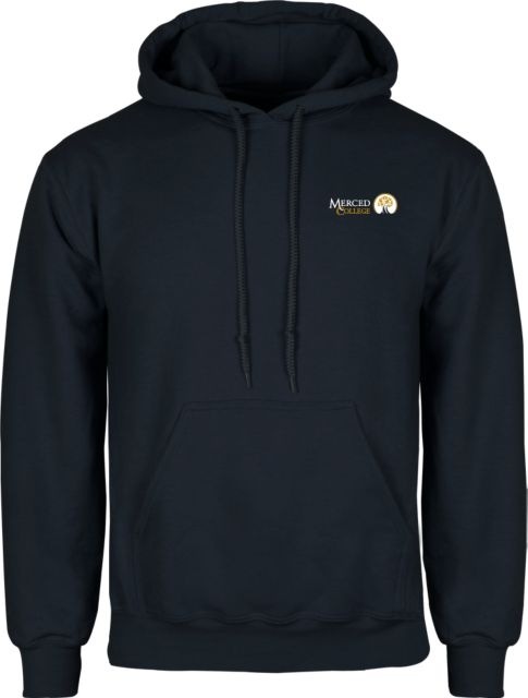 Merced College Fleece Hoodie Secondary Logo Embroidery - ONLINE ONLY