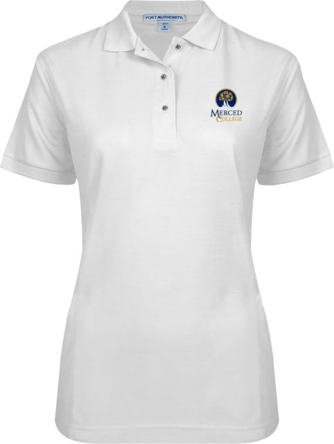 Merced College Ladies Easycare Pique Polo Primary Logo Embroidery - ONLINE ONLY