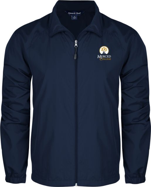 Merced College Full Zip Wind Jacket Primary Logo Embroidery - ONLINE ONLY