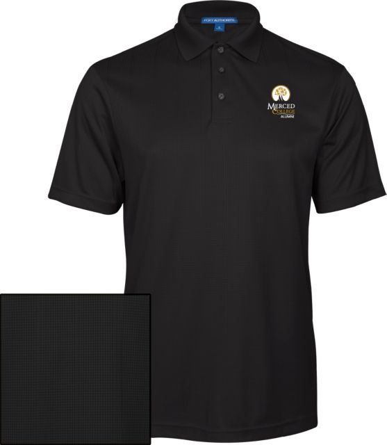 Merced College Performance Fine Jacquard Polo Alumni Embroidery - ONLINE ONLY