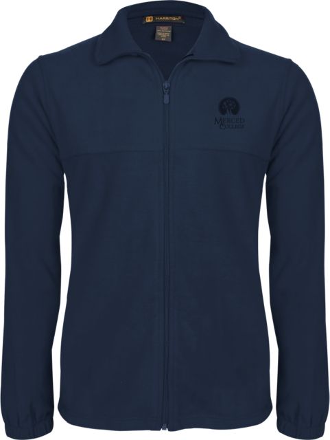 Merced College Fleece Full Zip Jacket Primary Logo - ONLINE ONLY
