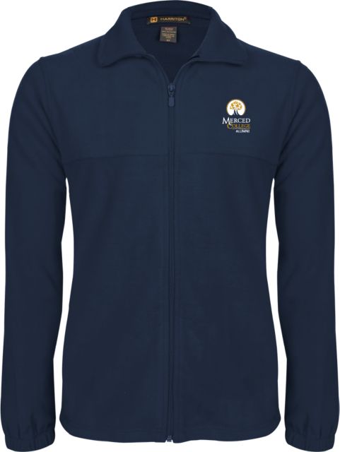 Merced College Fleece Full Zip Jacket Alumni Embroidery - ONLINE ONLY