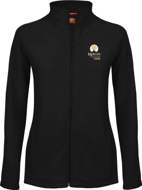 Merced College Ladies Fleece Full Zip Jacket Alumni Embroidery - ONLINE ONLY