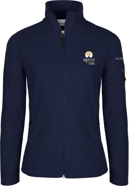 Merced College Columbia Ladies Full Zip Fleece Jacket Alumni Embroidery - ONLINE ONLY
