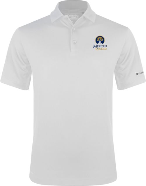 Merced College Columbia Omni Wick Drive Polo Primary Logo Embroidery - ONLINE ONLY