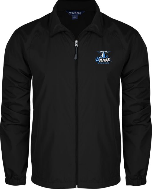 UMass Boston Full Zip Wind Jacket Primary Logo - ONLINE ONLY
