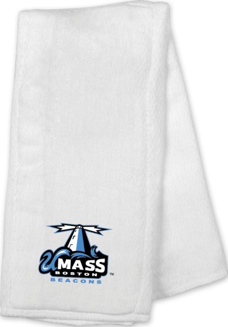 UMass Boston Baby Burp Cloth Primary Logo - ONLINE ONLY