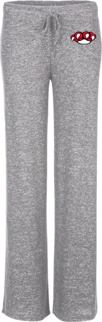 Erie CC Boxercraft Womens Oxford Cuddle Wide Leg Pant SUNY Erie Mascot Paw - ONLINE ONLY
