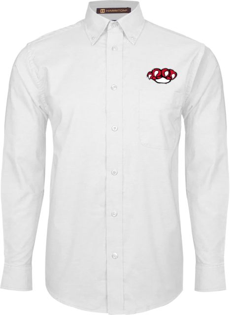 Erie CC Oxford Long Sleeve Shirt SUNY Erie Mascot Paw - ONLINE ONLY