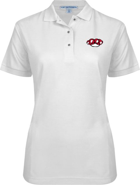 Erie CC Womens Silk Touch Pique Polo SUNY Erie Mascot Paw - ONLINE ONLY