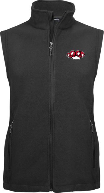 Erie CC Fleece Full Zip Vest SUNY Erie Mascot Paw - ONLINE ONLY