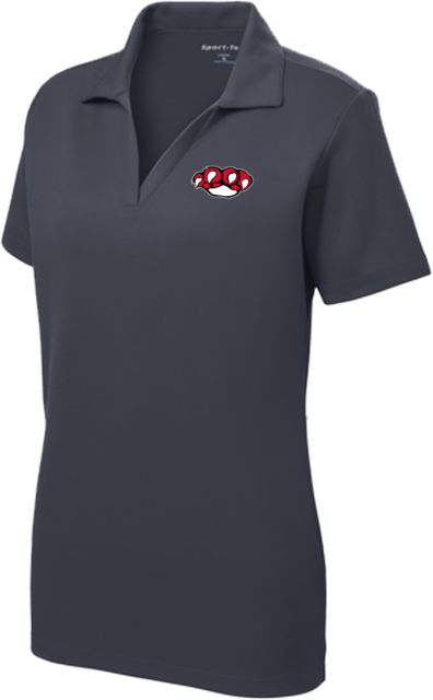 Erie CC Womens Dry Mesh Polo SUNY Erie Mascot Paw - ONLINE ONLY