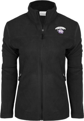 Young Harris Columbia Ladies Full Zip Fleece Jacket Official Logo - ONLINE ONLY