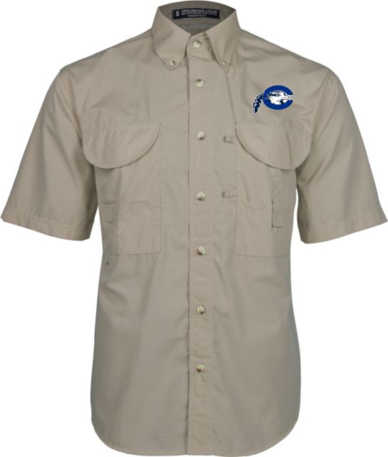 Chowan Fishing Shirt Performance Short Sleeve Mascot Logo - ONLINE ONLY