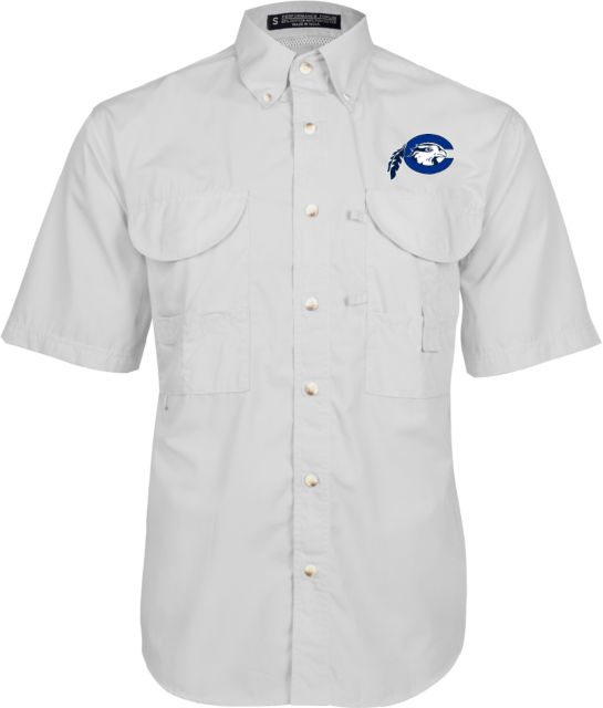 Chowan Fishing Shirt Performance Short Sleeve Mascot Logo - ONLINE ONLY