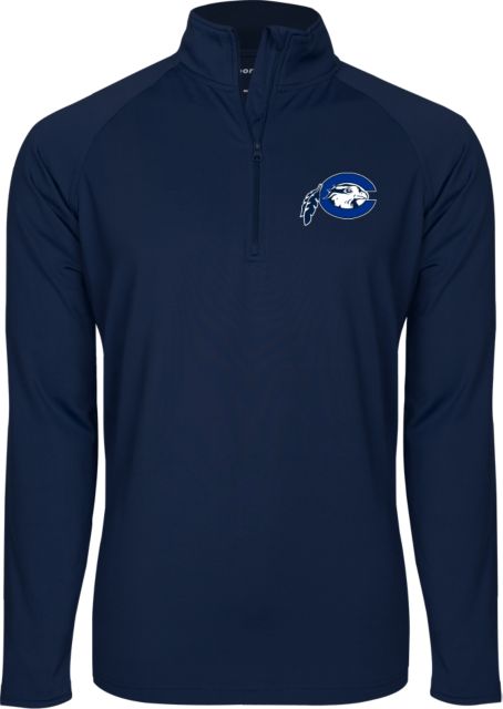 Chowan Sport Tek Sport Wick Stretch 1/2 Zip Pullover Mascot Logo - ONLINE ONLY