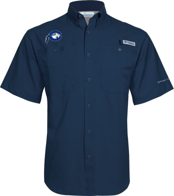 Chowan Columbia Tamiami Performance Short Sleeve Shirt Mascot Logo - ONLINE ONLY