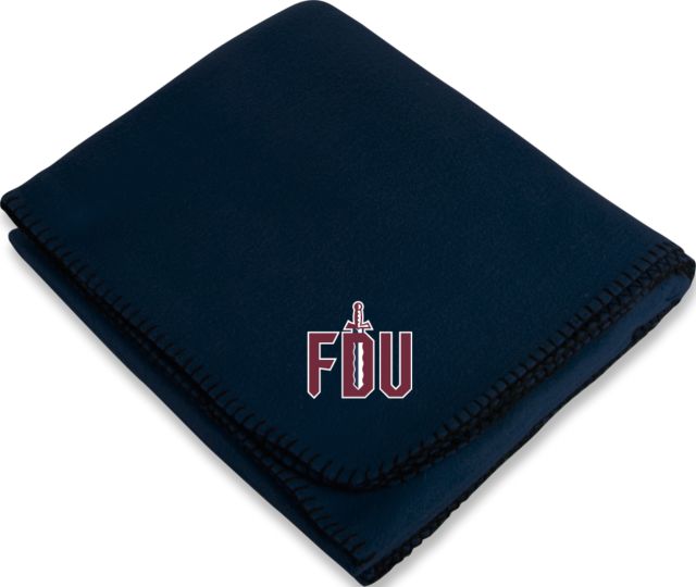 FDU Knights Arctic Fleece Blanket FDU with Sword - ONLINE ONLY