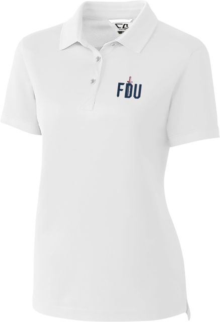 FDU Knights C&B Womens Advantage Polo FDU with Sword - ONLINE ONLY