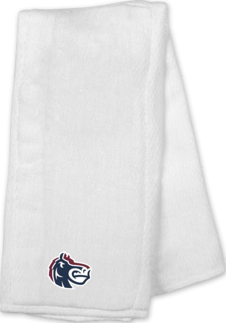 FDU Knights Baby Burp Cloth Fairleigh Knightro Head - ONLINE ONLY