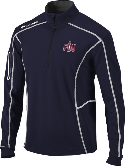 FDU Knights Columbia Omni Wick Shotgun 1/4 Zip FDU with Sword - ONLINE ONLY
