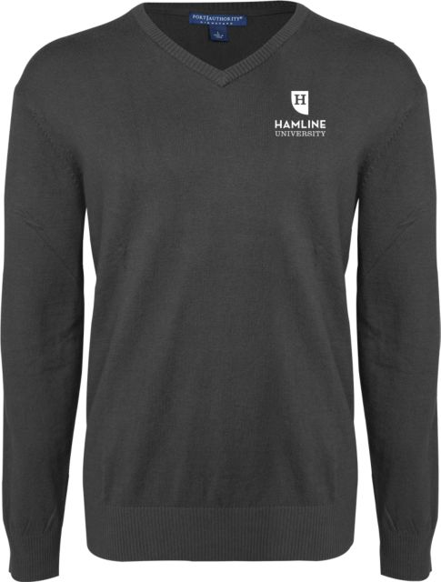 Hamline Univ Heather VNeck Sweater Primary - ONLINE ONLY