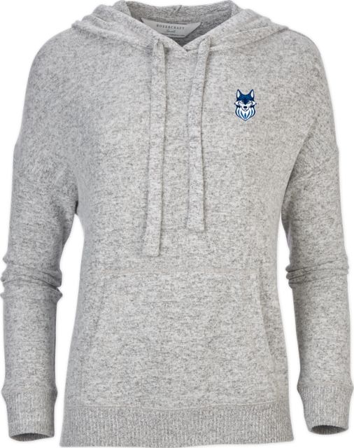 Metropolitan Longview Boxercraft Womens Heather Cuddle Soft Hoodie Metropolitan Community College Mascot - ONLINE ONLY